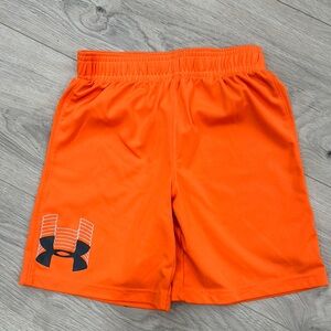 Under Armour Orange Athletic Shorts